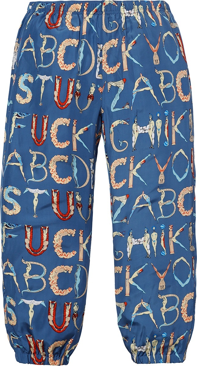 Alphabet Silk Pant view 3